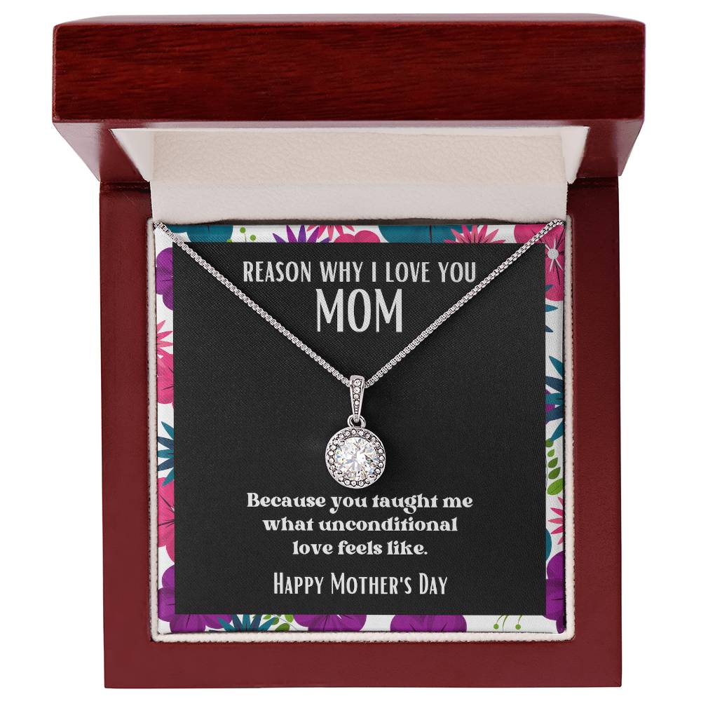 Spotlight Pendant Reasons I Love My Mother #16 | Positive messages with Made to Order Jewelry | Unconditional Love