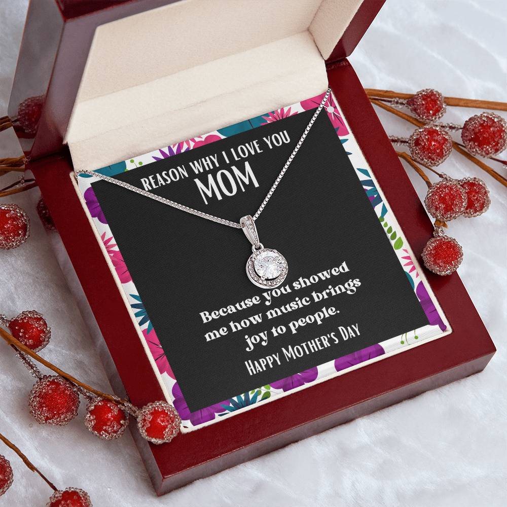 Spotlight Pendant Reasons I Love My Mother #18 | Positive messages with Made to Order Jewelry | Music brings joy