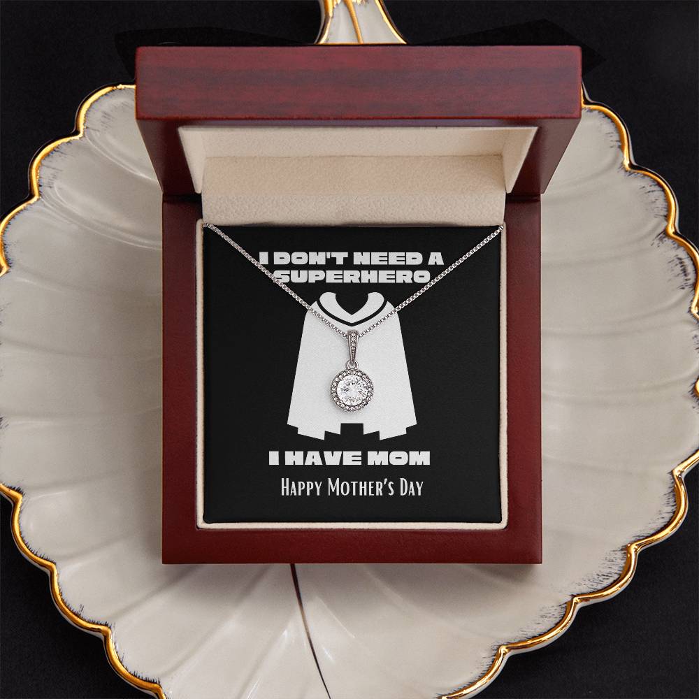 Eternal Hope Necklace For Superhero Mom | Spotlight pendant | Happy Mother's Day