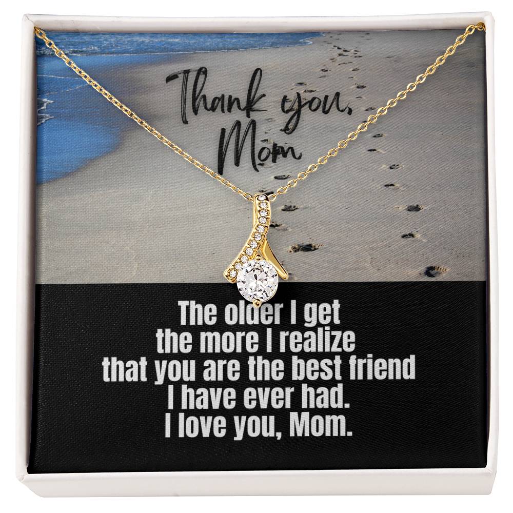 Alluring Beauty Necklace for Mom | For Best Friend Mom | Thank you gift for mom