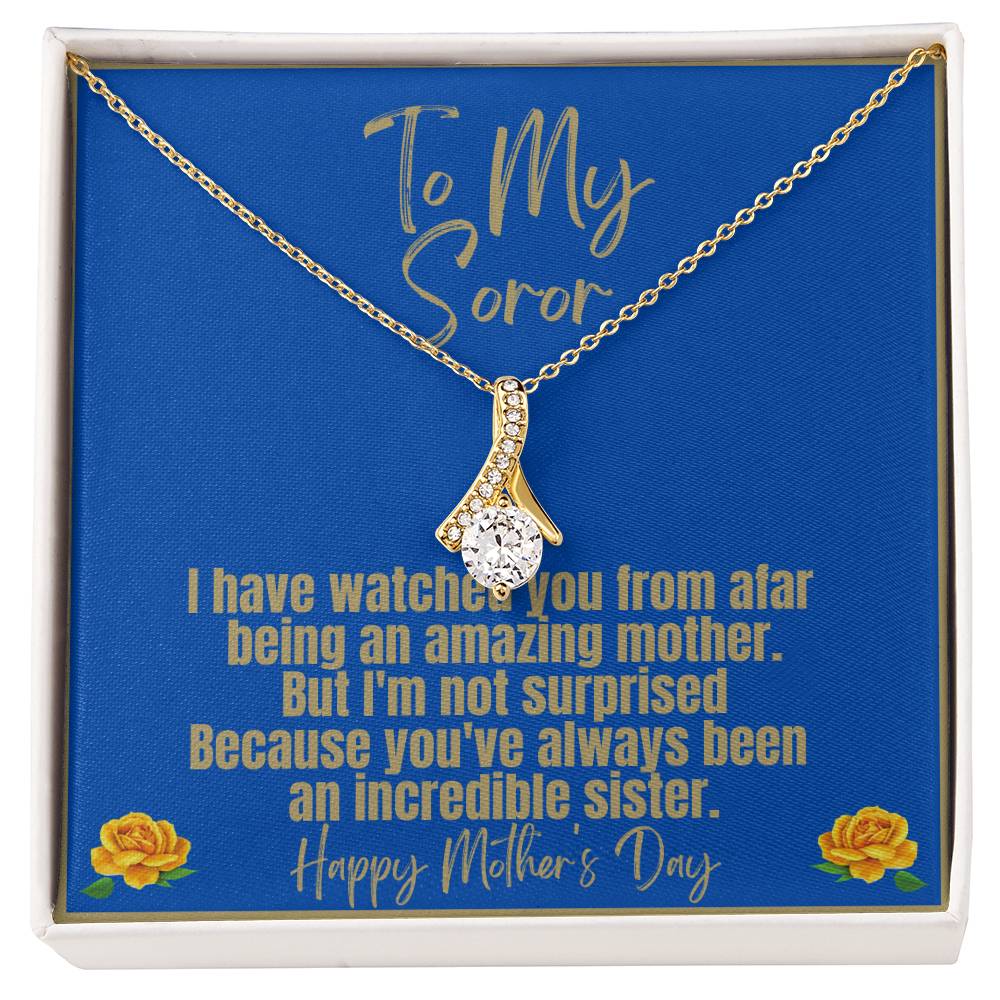 Ribbon necklace for Sigmas Moms | Exquisite Jewelry, Positive Messages | Mother's Day gifts