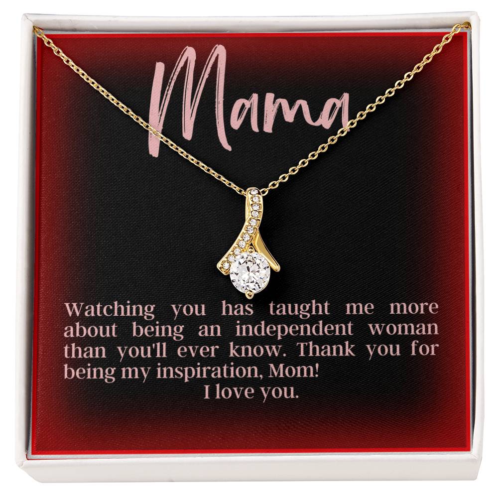 Alluring Beauty Necklace for Inspirational Mom | From Daughter to mother | Mother's Day, Birthdays