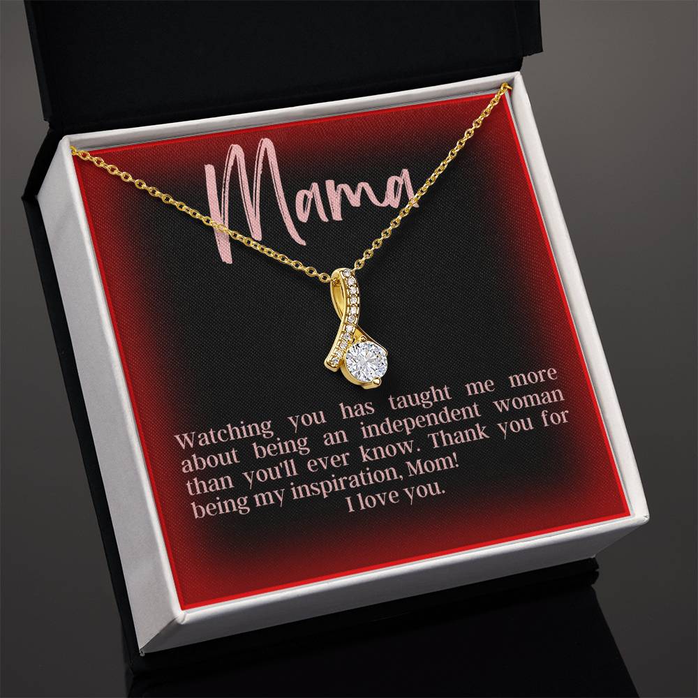Alluring Beauty Necklace for Inspirational Mom | From Daughter to mother | Mother's Day, Birthdays