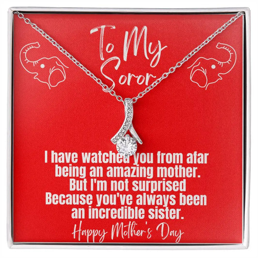 Ribbon necklace for Delta Moms | Exquisite Jewelry, Positive Messages | Mother's Day gifts ShineOn Fulfillment