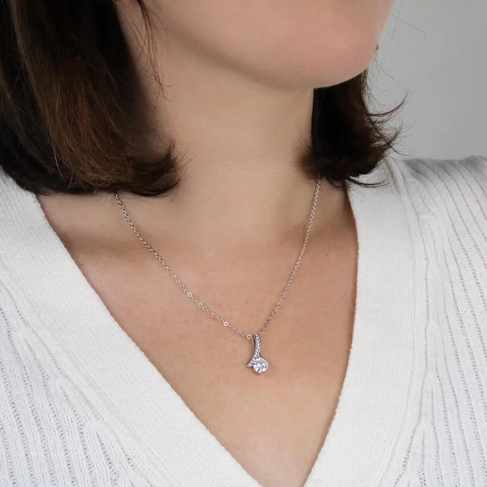 Ribbon Pendant Reasons I Love My Mother #9 | Positive messages with Made to Order Jewelry | Love others, love me ShineOn Fulfillment
