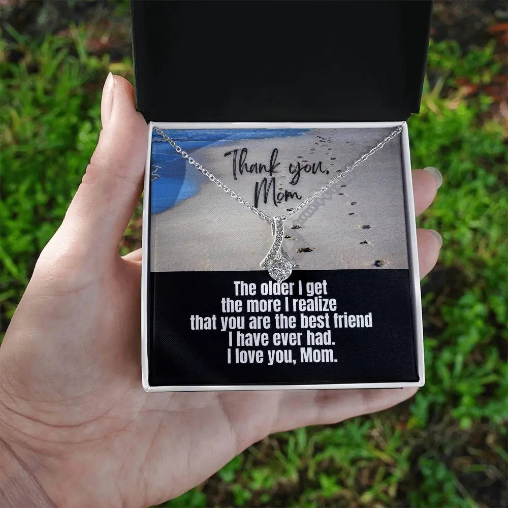 Alluring Beauty Necklace for Mom | For Best Friend Mom | Thank you gift for mom ShineOn Fulfillment