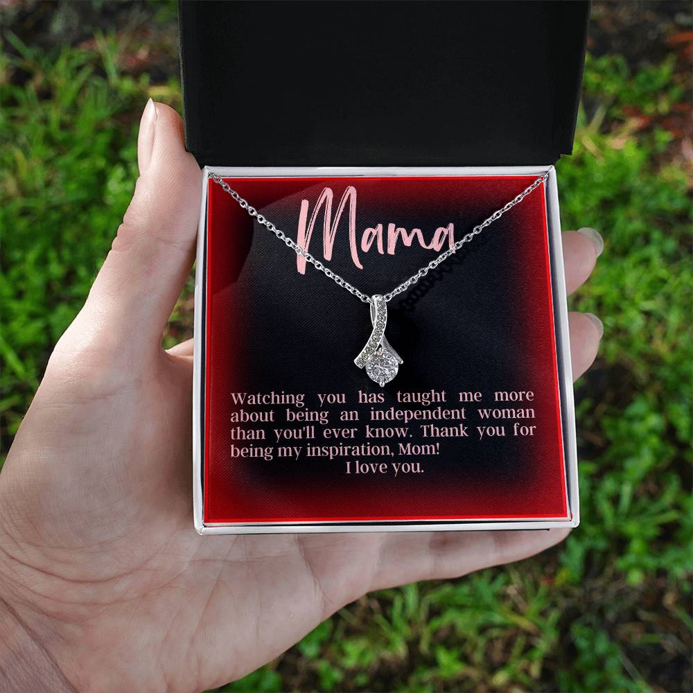 Alluring Beauty Necklace for Inspirational Mom | From Daughter to mother | Mother's Day, Birthdays