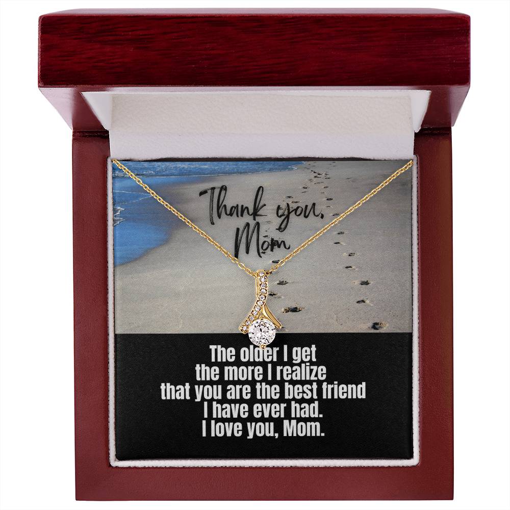 Alluring Beauty Necklace for Mom | For Best Friend Mom | Thank you gift for mom