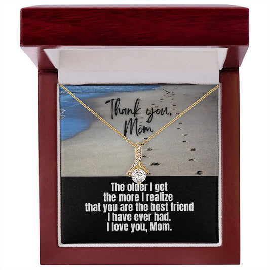 Alluring Beauty Necklace for Mom | For Best Friend Mom | Thank you gift for mom ShineOn Fulfillment