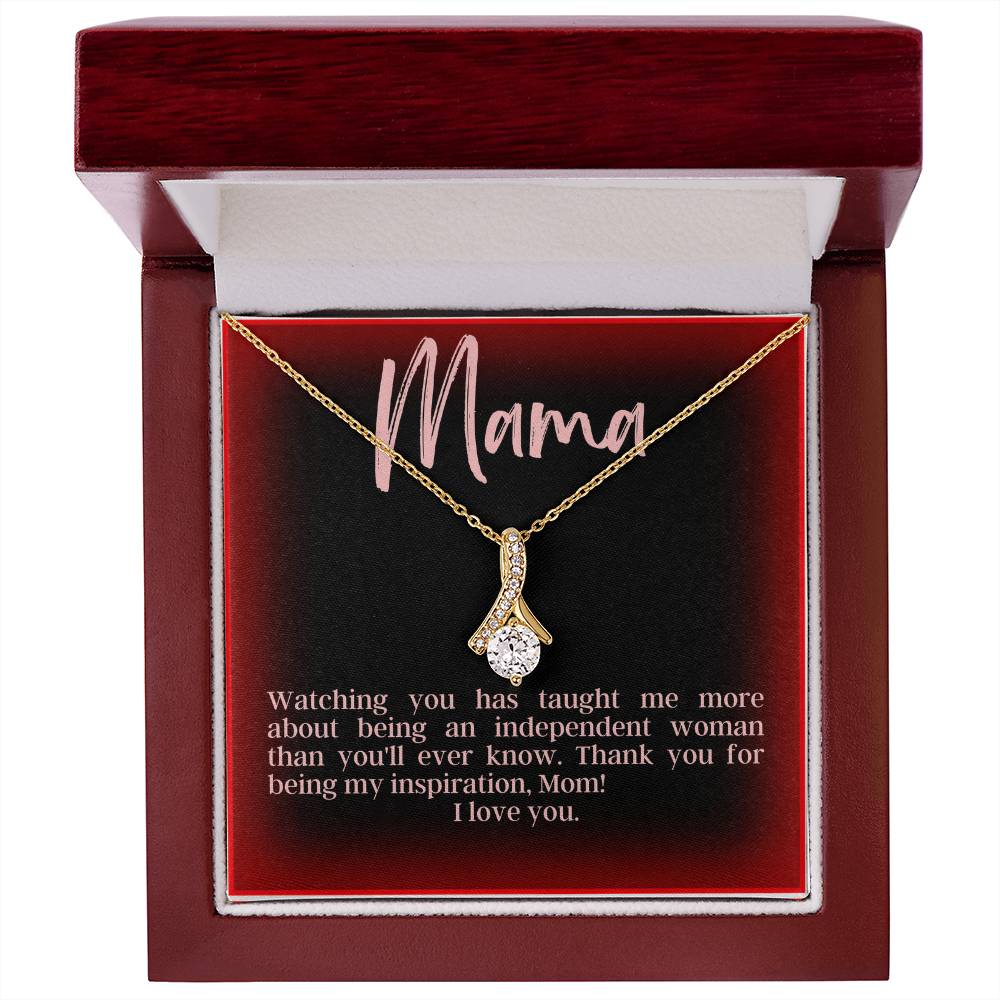 Alluring Beauty Necklace for Inspirational Mom | From Daughter to mother | Mother's Day, Birthdays