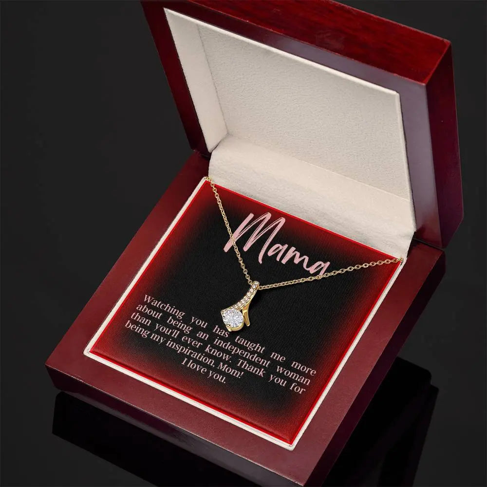 Alluring Beauty Necklace for Inspirational Mom | From Daughter to mother | Mother's Day, Birthdays ShineOn Fulfillment