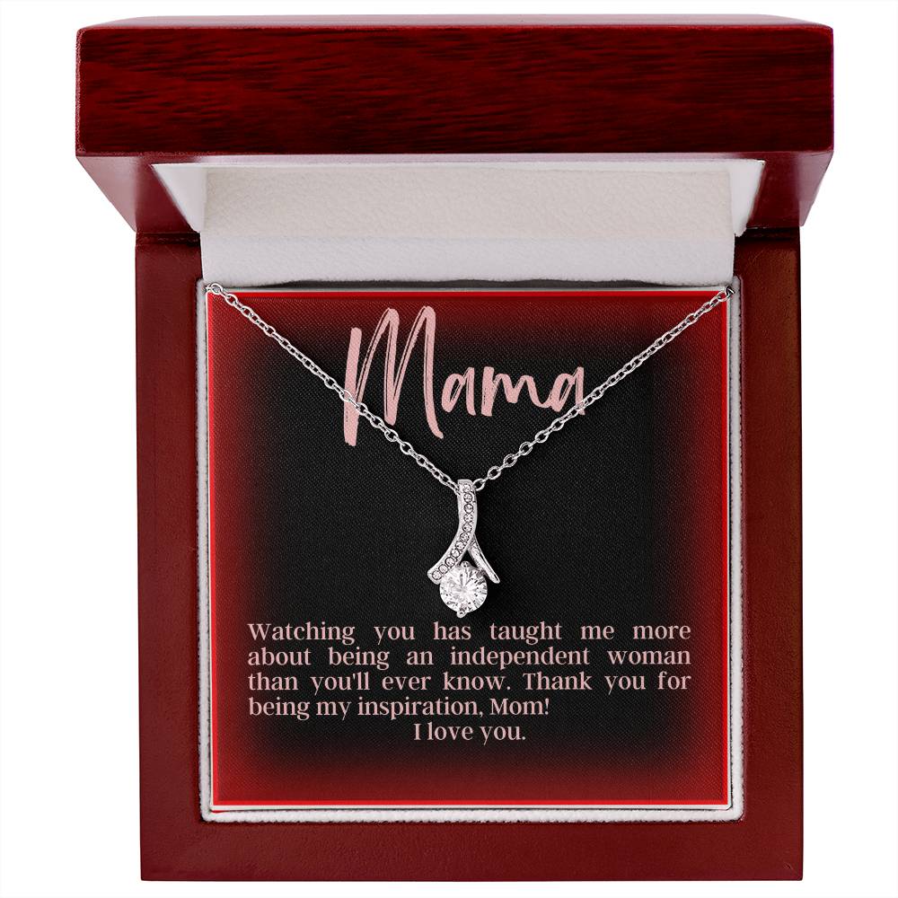 Alluring Beauty Necklace for Inspirational Mom | From Daughter to mother | Mother's Day, Birthdays