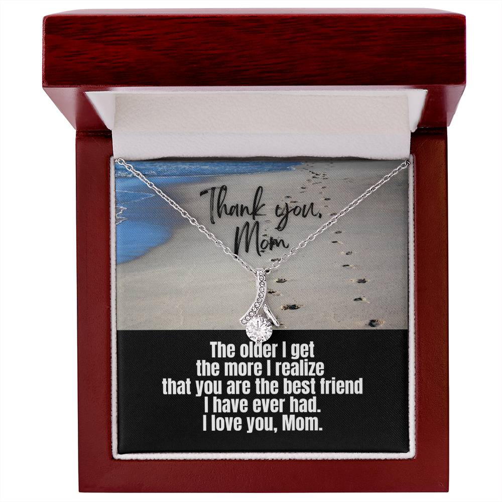 Alluring Beauty Necklace for Mom | For Best Friend Mom | Thank you gift for mom