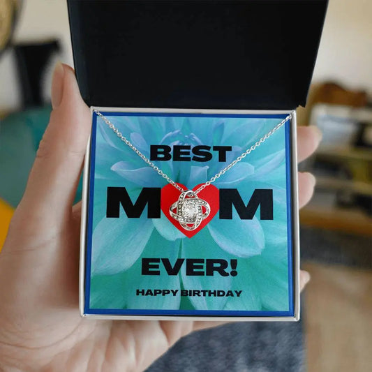 Flower Pendant for the Best Mom Ever Birthday | Beautiful Jewelry, Positive Messages ShineOn Fulfillment