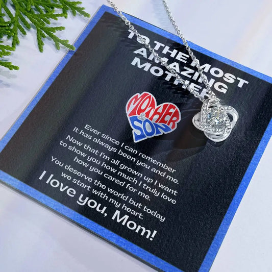 Flower Necklace for my amazing mother | Sentimental Message | Gift for single mothers ShineOn Fulfillment