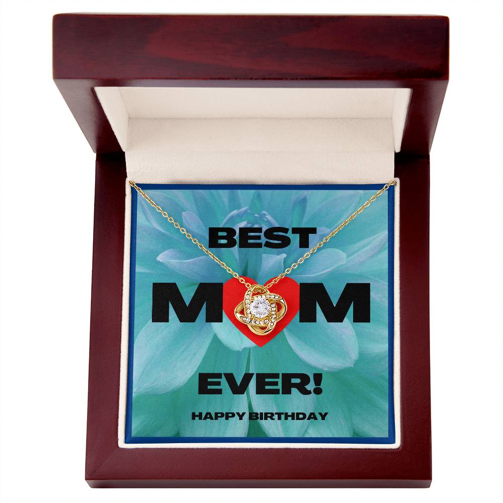 Flower Pendant for the Best Mom Ever Birthday | Beautiful Jewelry, Positive Messages