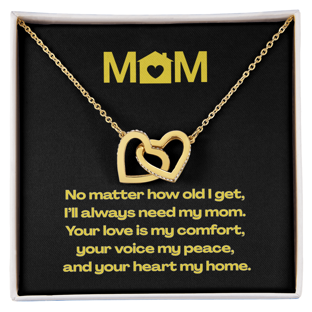 Heart Home Interlocking Hearts Necklace