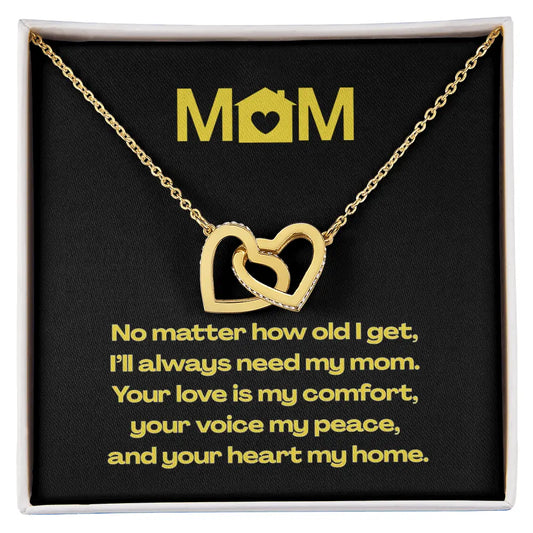 Heart Home Interlocking Hearts Necklace ShineOn Fulfillment