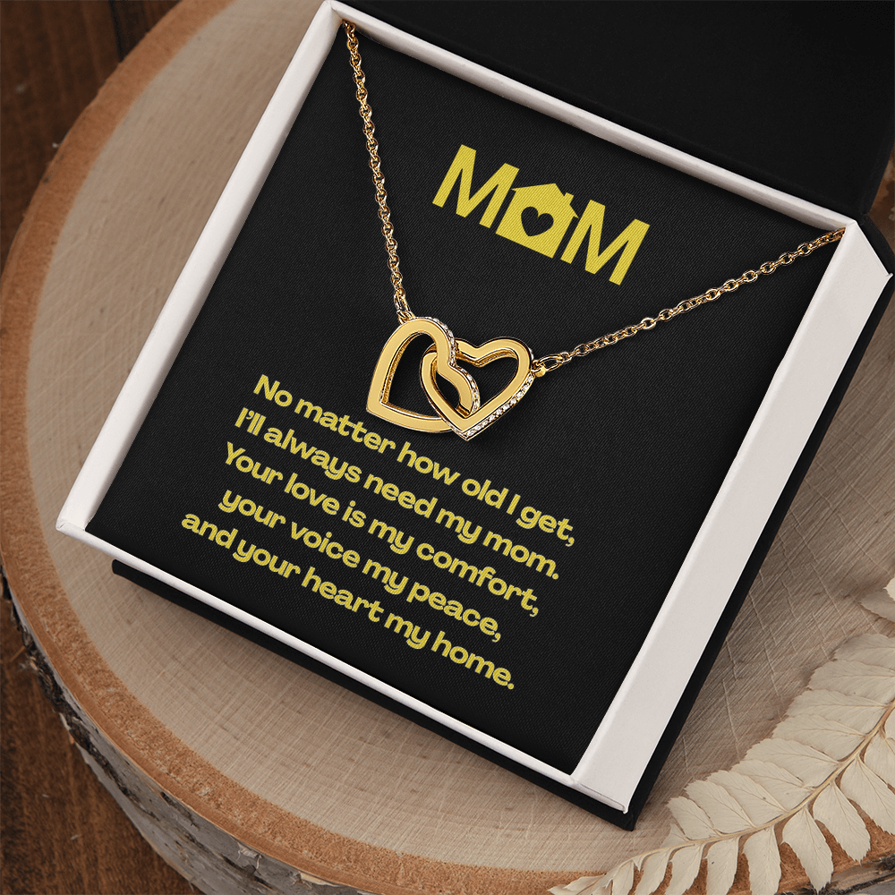 Heart Home Interlocking Hearts Necklace