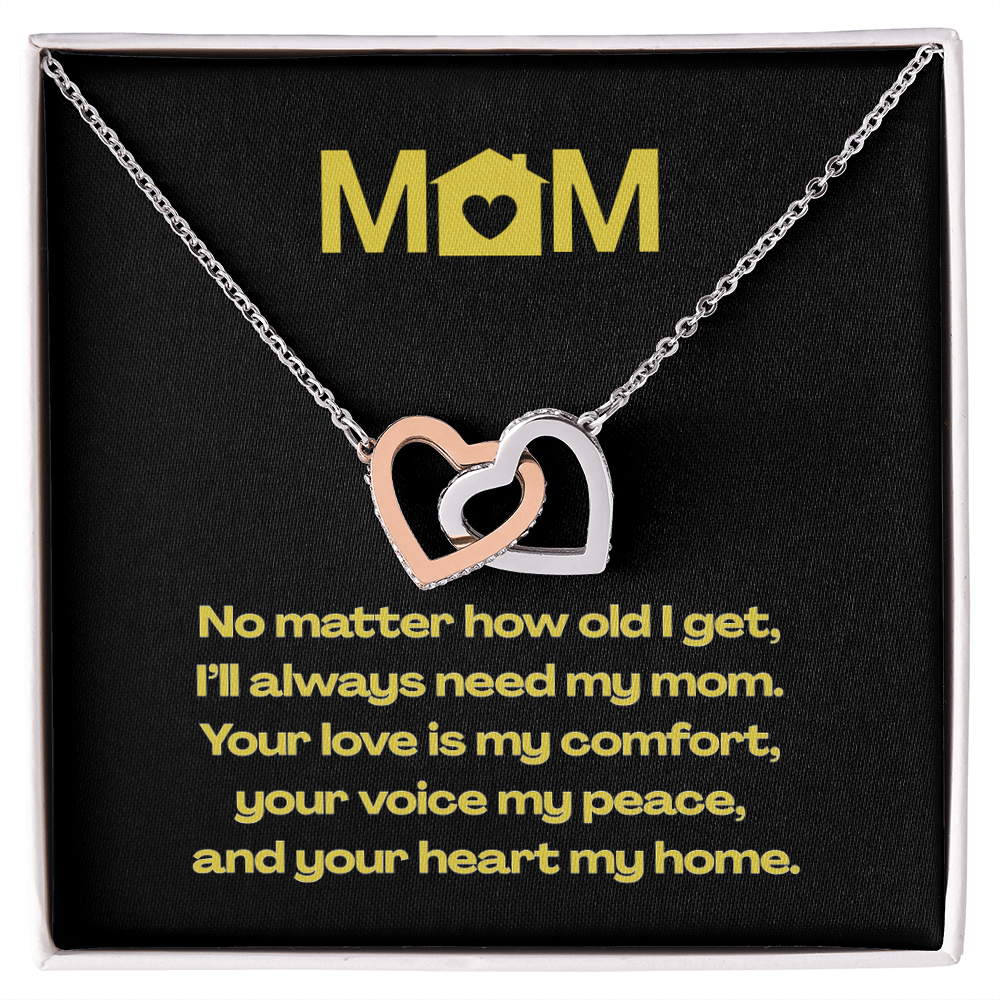 Heart Home Interlocking Hearts Necklace