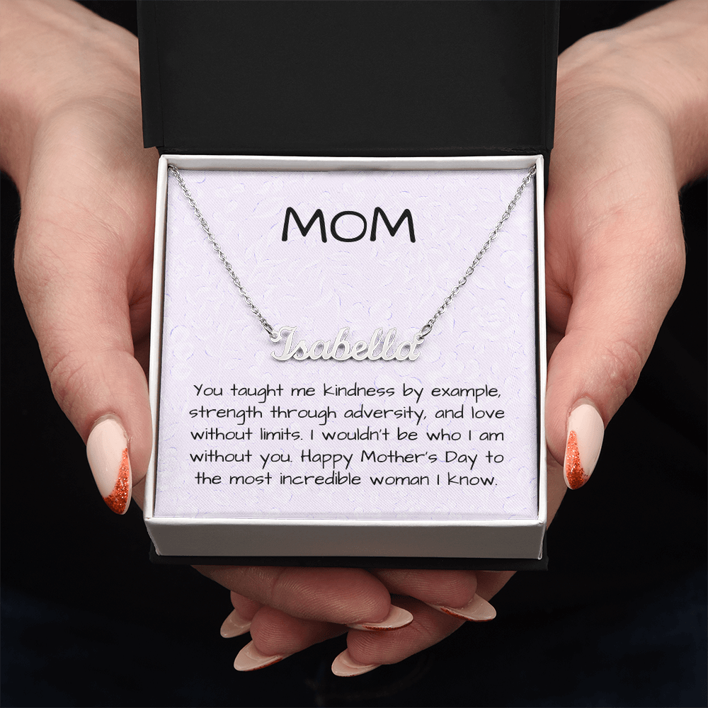 Personalizable Name Necklace for the most incredible woman