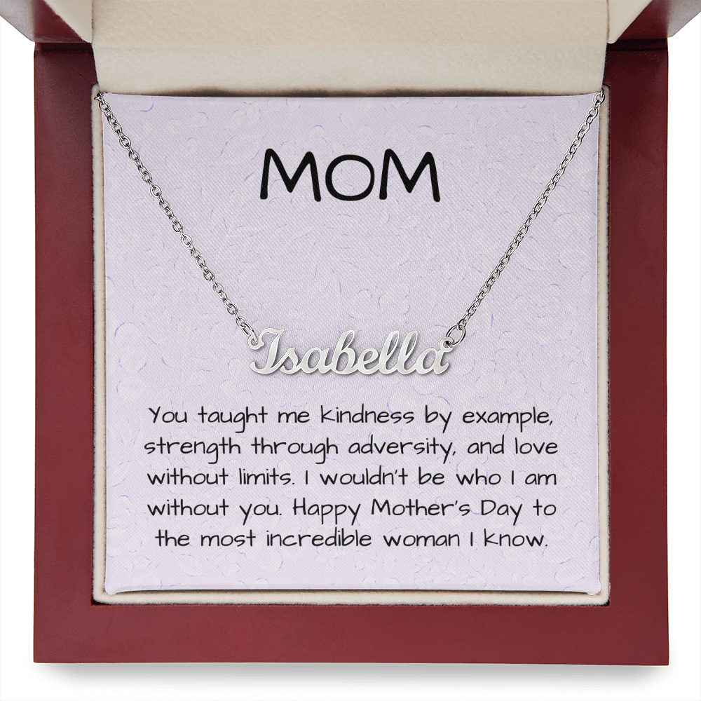 Personalizable Name Necklace for the most incredible woman