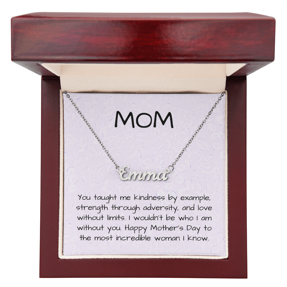Personalizable Name Necklace for the most incredible woman
