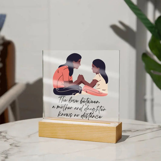 The Love Between A Mother and Daughter Square Acrylic | Version 1 of 4 | Great gift for Mom | For birthday, Mother's Day or Thinking of You ShineOn Fulfillment
