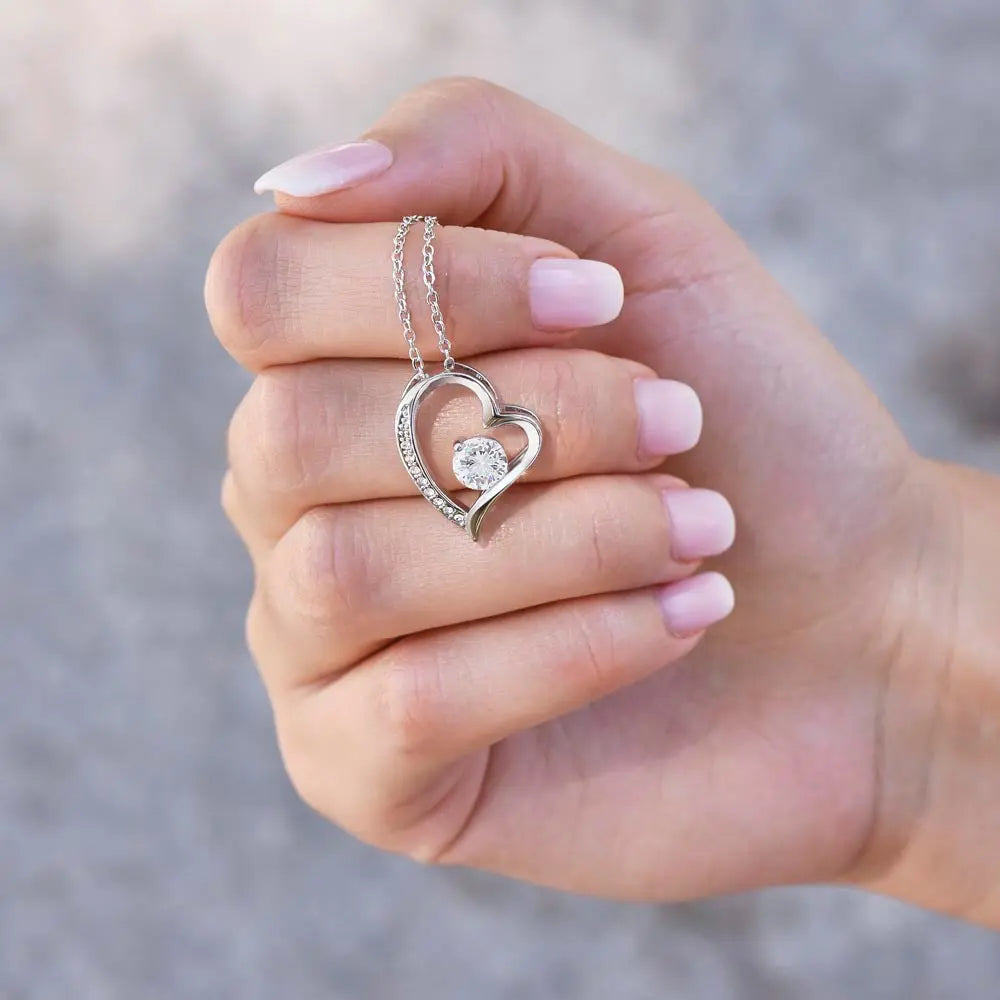 Heart and Stone Pendant Reasons I Love My Mother #15 | Positive messages with Made to Order Jewelry | Positive spirit ShineOn Fulfillment
