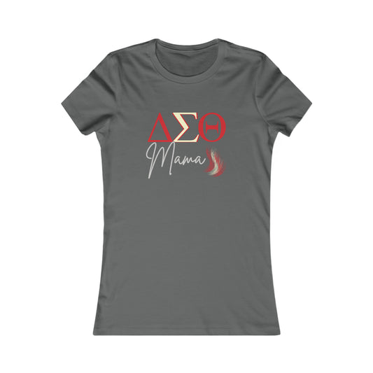 Delta Sigma Theta Mama shirt for Sorority Sister Moms | Bella+Canvas Women's Favorite Tee | Gifts For Mom