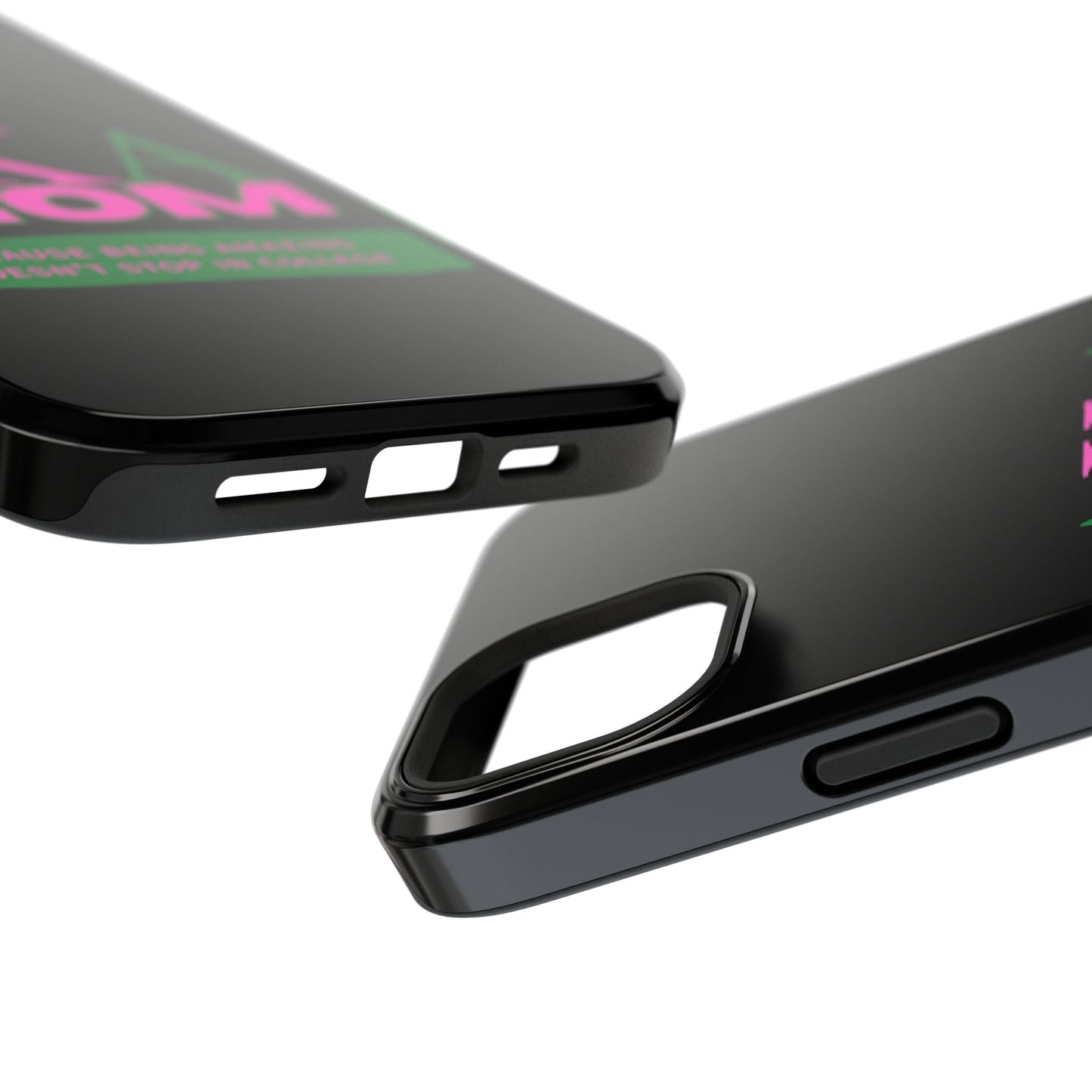 Customizable Impact-Resistant Phone Case for Alpha Kappa Alpha Moms Sorority Member