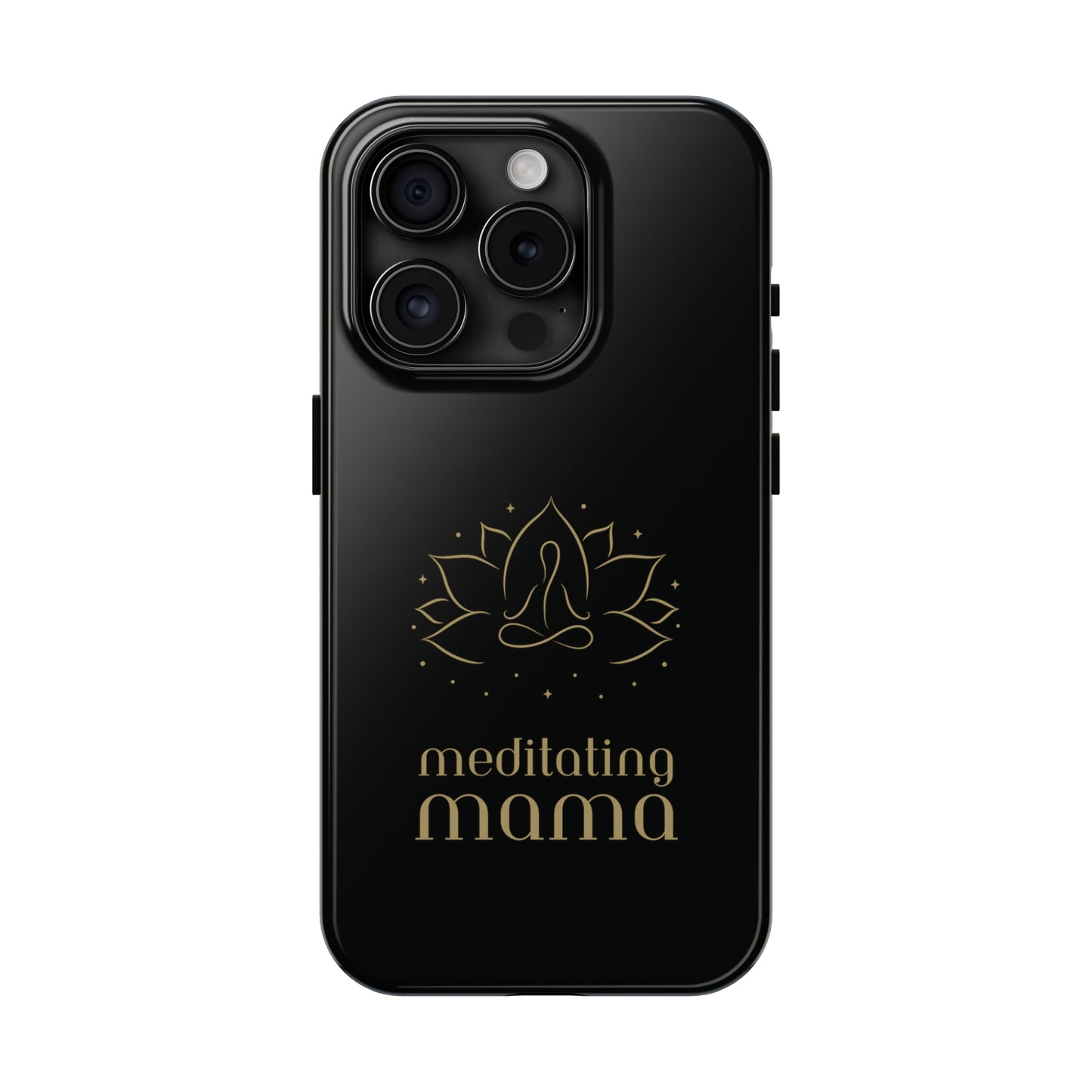 Meditating Mama Tough Impact-Resistant iPhone Cases