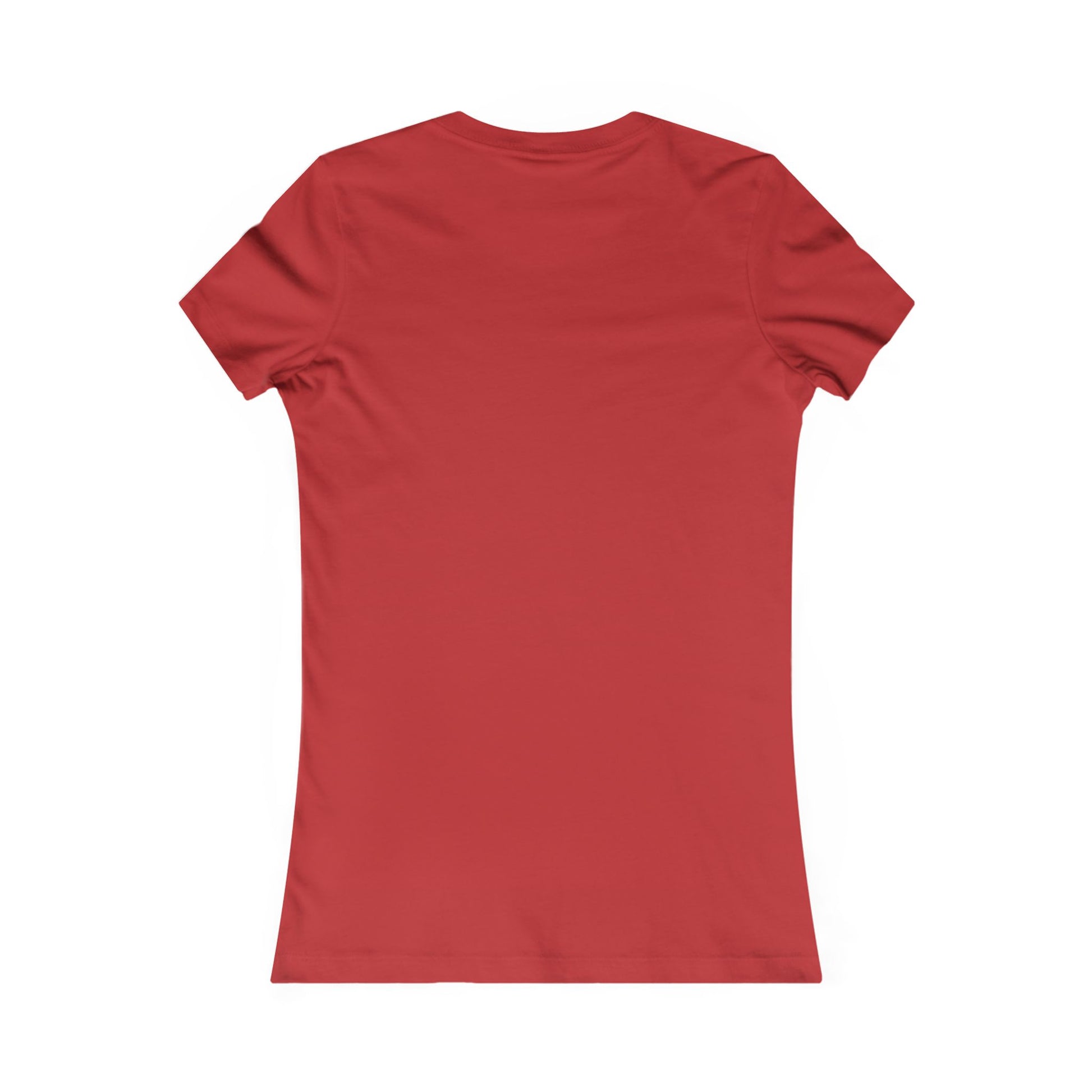 Back of a red Gifts For Mom t-shirt