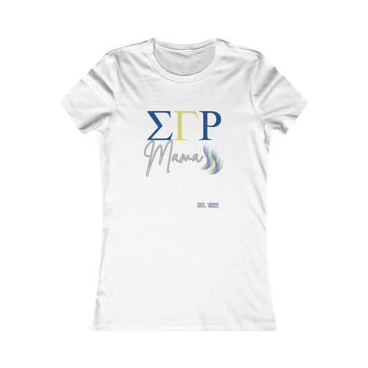 Sigma Gamma Rho Mama Shirt for the Sorority Sister Mom | Bella+Canvas Women's Favorite Tee | Gifts for Mom