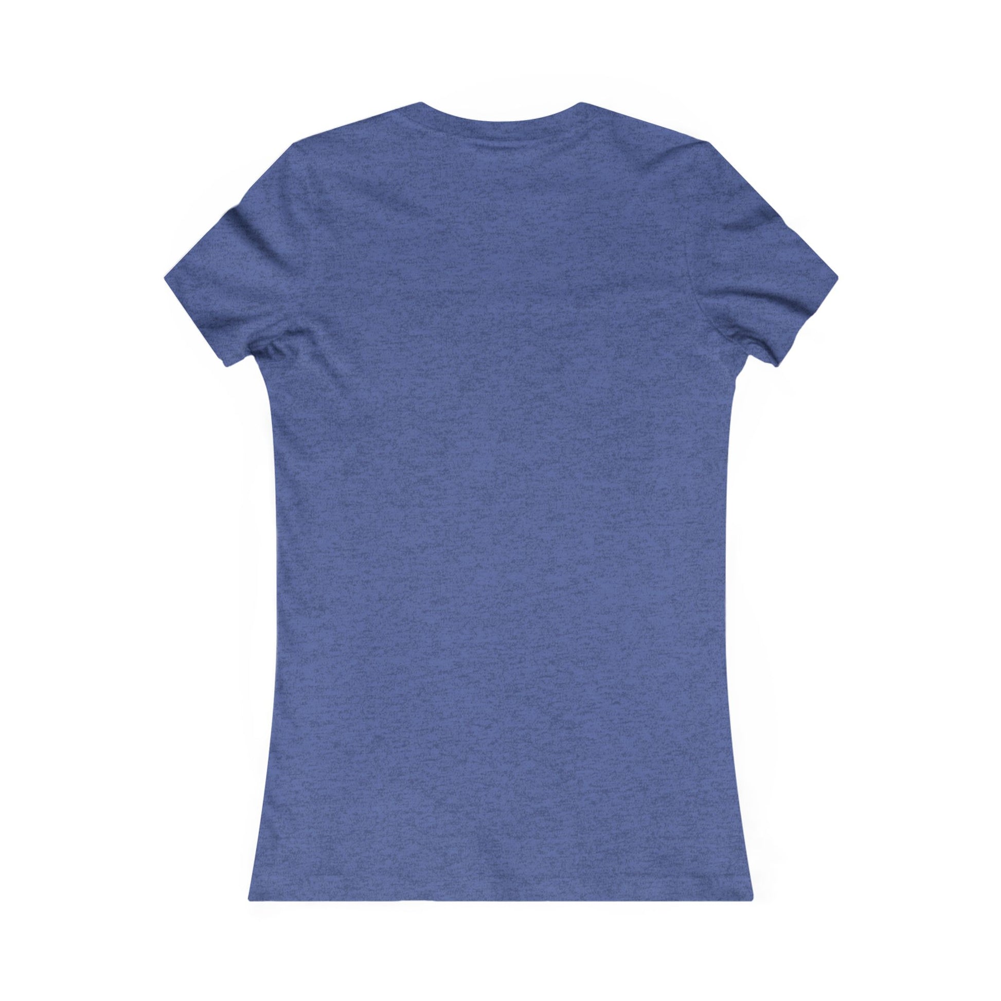 Back of a heather royal blue Gifts For Mom t-shirt