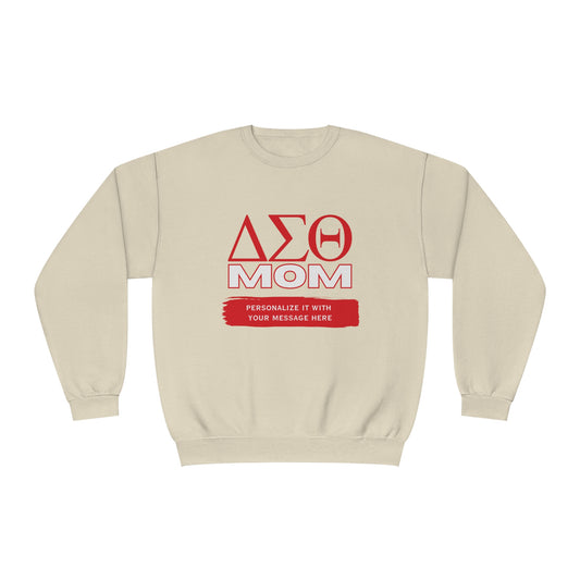 Personalizable Delta Sigma Theta Mom NuBlend® Crewneck Sweatshirt | DST sorority | Gifts for Mom