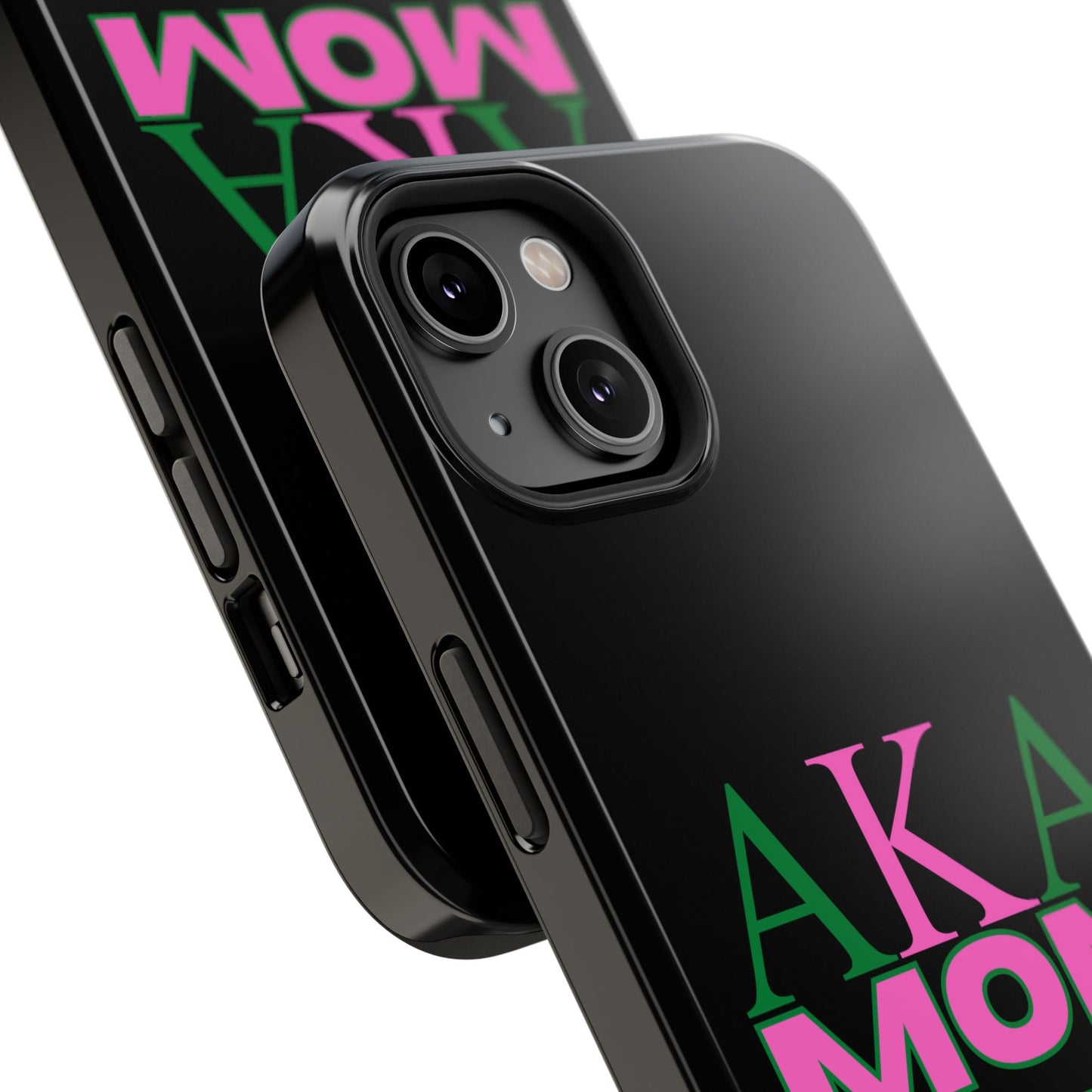 Customizable Impact-Resistant Phone Case for Alpha Kappa Alpha Moms Sorority Member