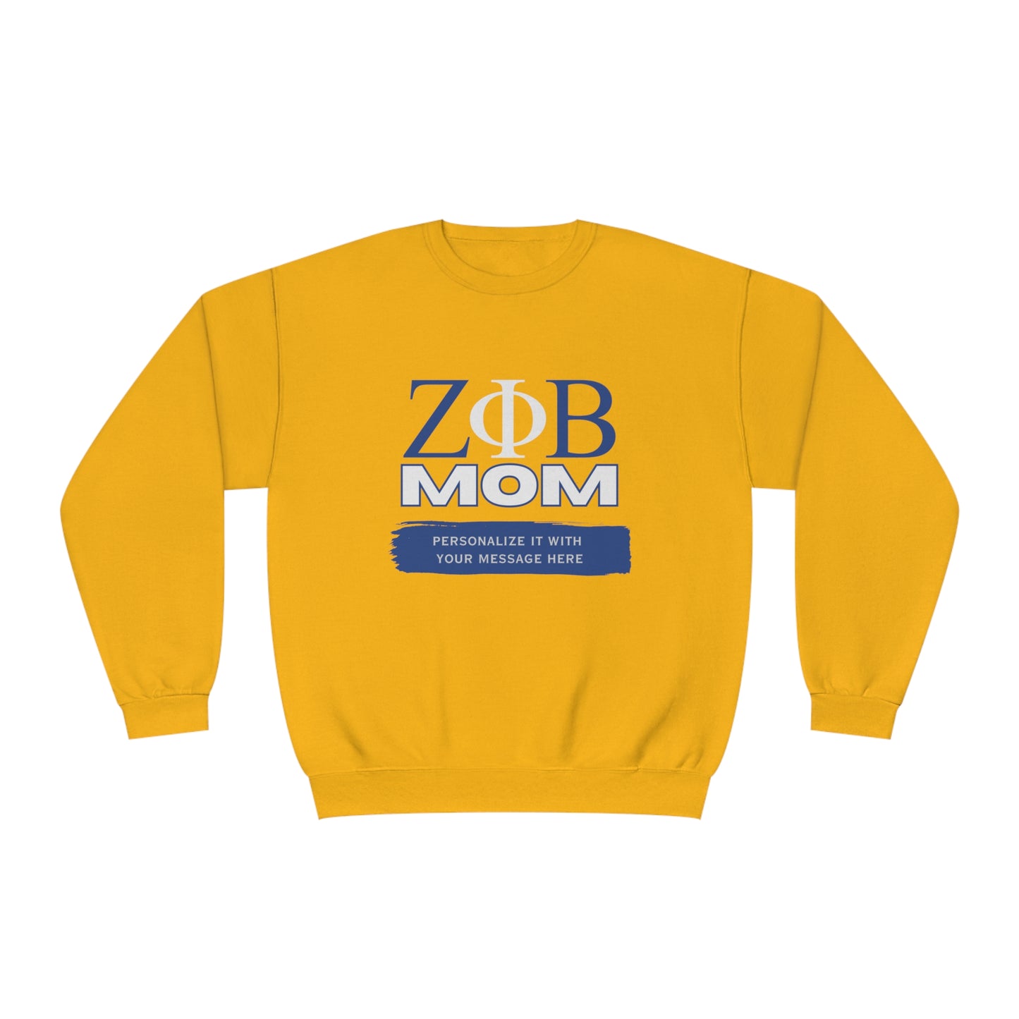 Personalizable Zeta Phi Beta Mom NuBlend® Crewneck Sweatshirt | Z Phi B Sorority | Gifts for Mom