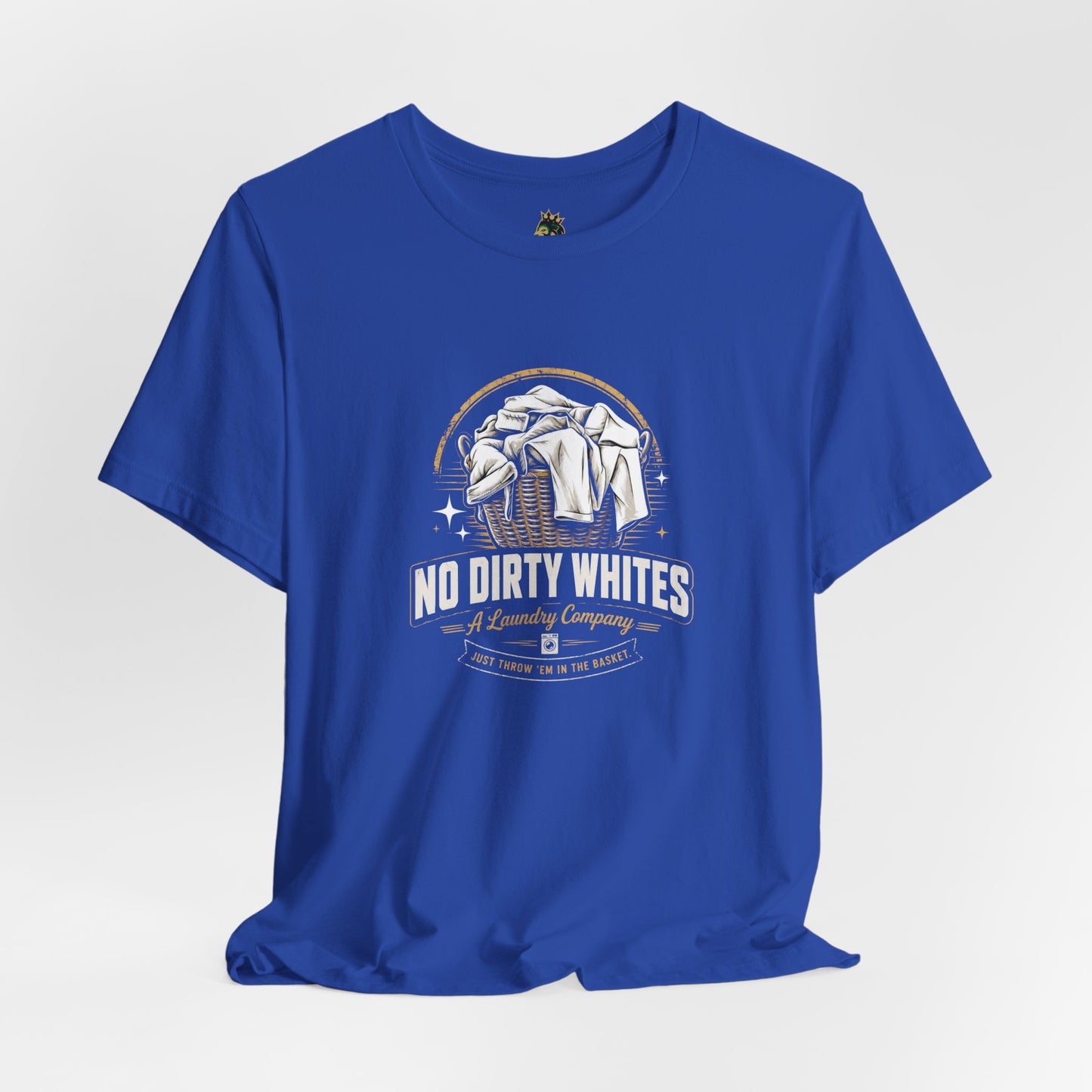 "No Dirty Whites" Laundry Co. Graphic Tee, Vintage Design
