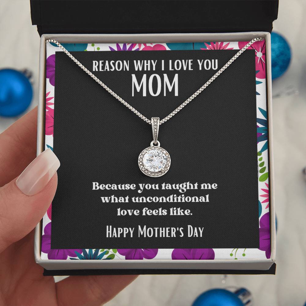 Spotlight Pendant Reasons I Love My Mother #16 | Positive messages with Made to Order Jewelry | Unconditional Love