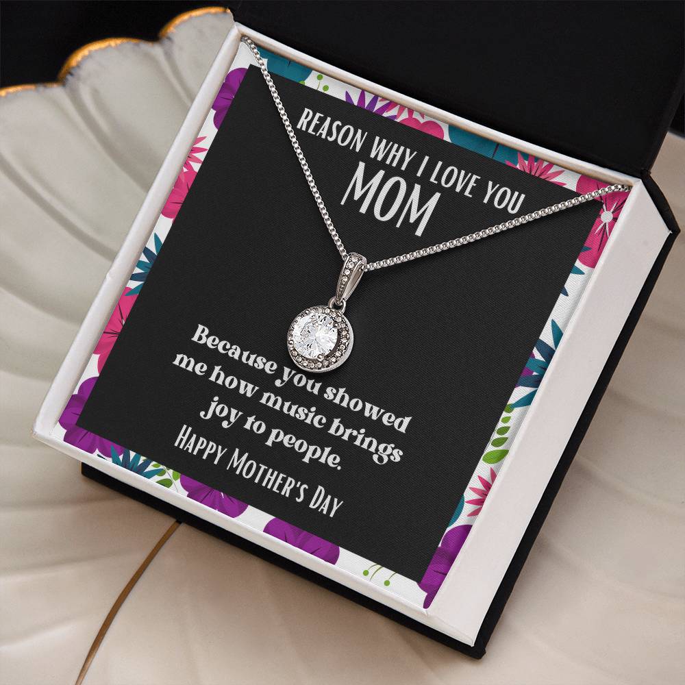 Spotlight Pendant Reasons I Love My Mother #18 | Positive messages with Made to Order Jewelry | Music brings joy