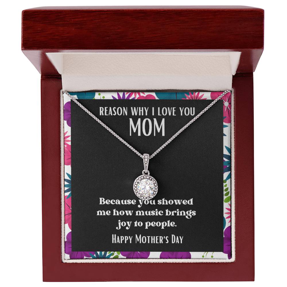 Spotlight Pendant Reasons I Love My Mother #18 | Positive messages with Made to Order Jewelry | Music brings joy