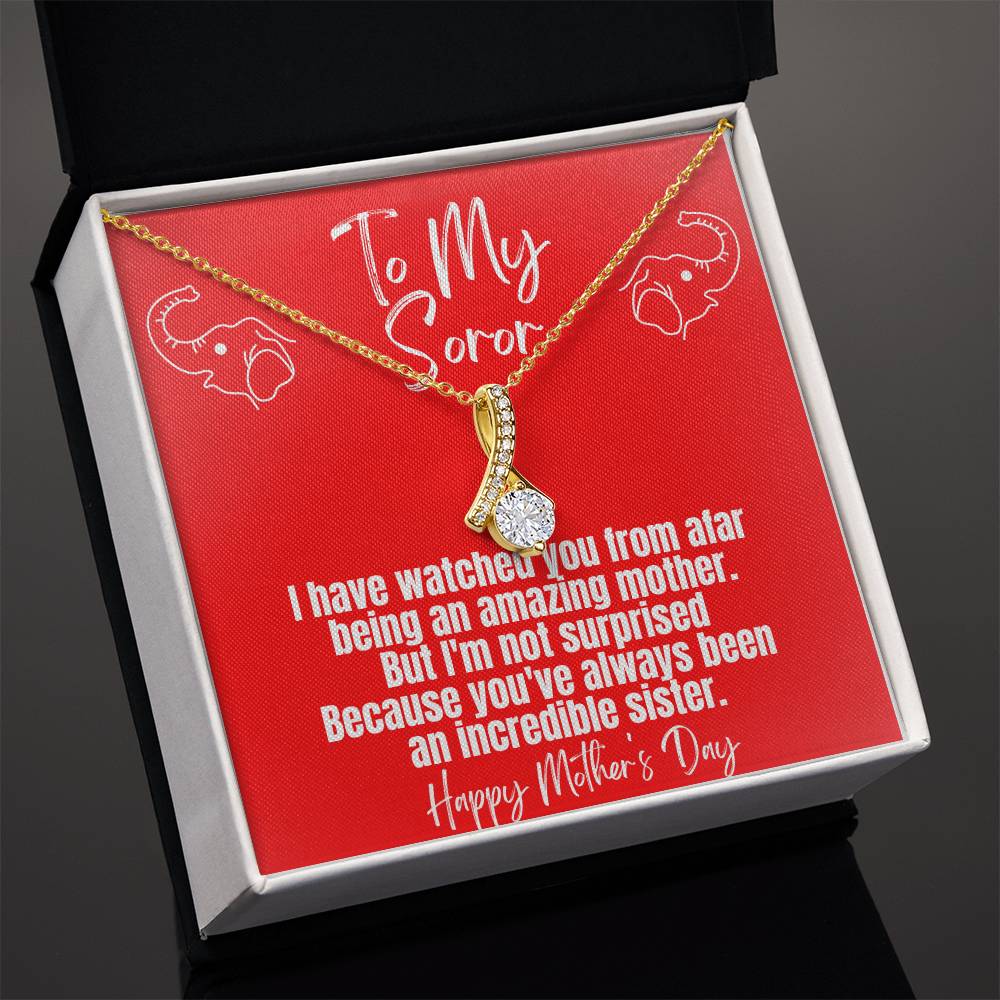 Ribbon necklace for Delta Moms | Exquisite Jewelry, Positive Messages | Mother's Day gifts