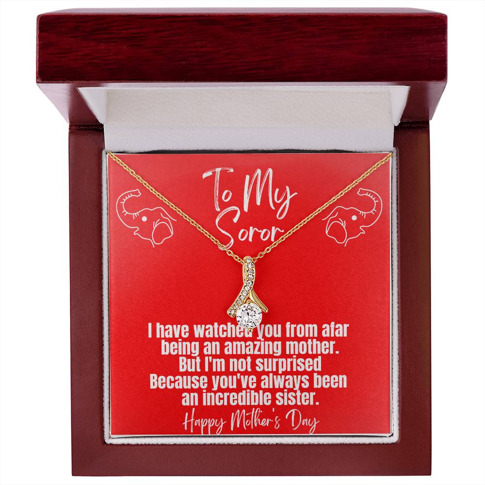 Ribbon necklace for Delta Moms | Exquisite Jewelry, Positive Messages | Mother's Day gifts