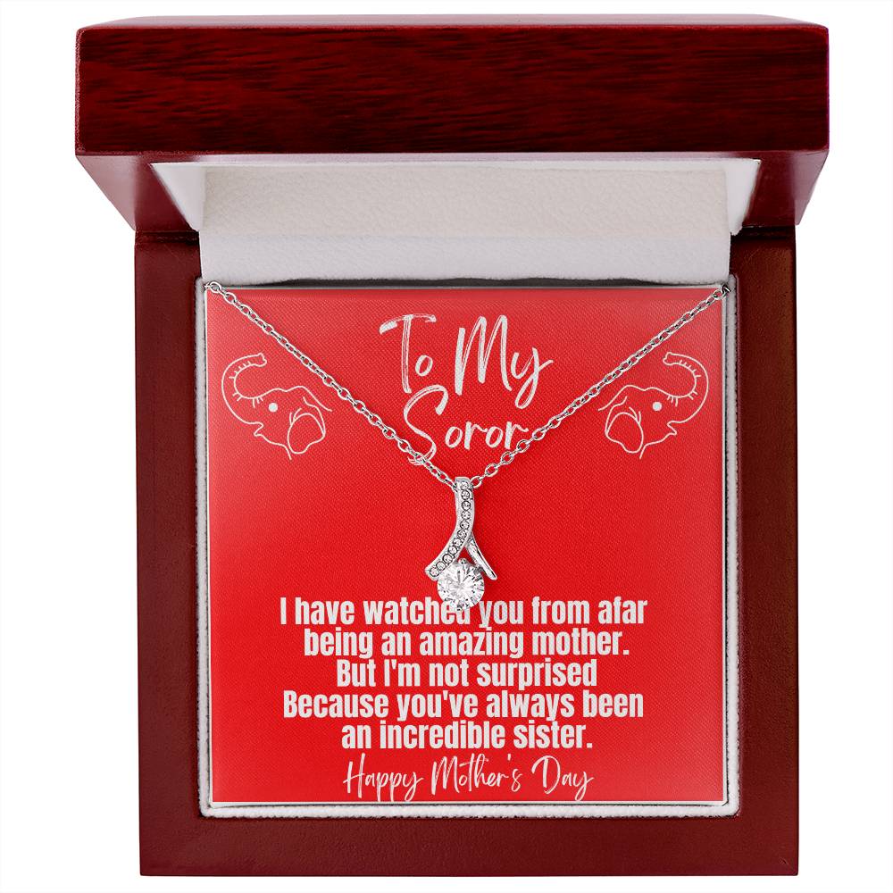 Ribbon necklace for Delta Moms | Exquisite Jewelry, Positive Messages | Mother's Day gifts