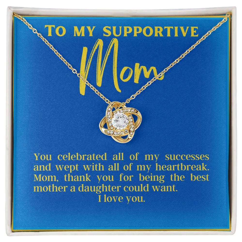 Love Knot for Supportive Mom | Flower Pendant Jewelry | Gifts for Mom ShineOn Fulfillment