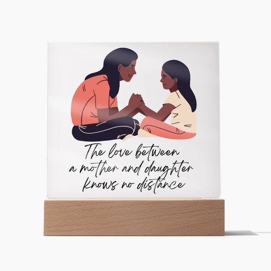 The Love Between A Mother and Daughter Square Acrylic | Version 1 of 4 | Great gift for Mom | For birthday, Mother's Day or Thinking of You